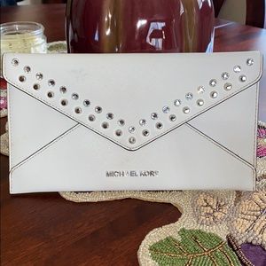 White Michael Kors clutch